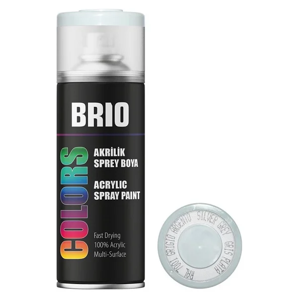 Brio B3000 Akrilik Ateş Kırmızı 400 ml Sprey Boya - Görsel 4