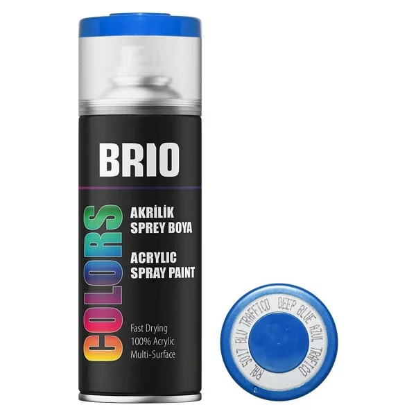 Brio B3000 Akrilik Ateş Kırmızı 400 ml Sprey Boya - Görsel 3