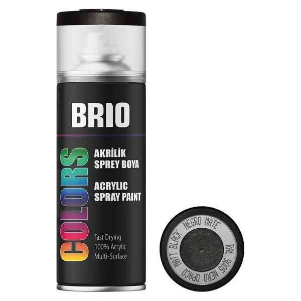 Brio B3000 Akrilik Ateş Kırmızı 400 ml Sprey Boya - Görsel 7