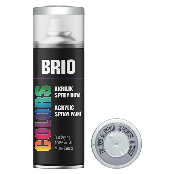 Brio B3000 Akrilik Ateş Kırmızı 400 ml Sprey Boya - Görsel 6