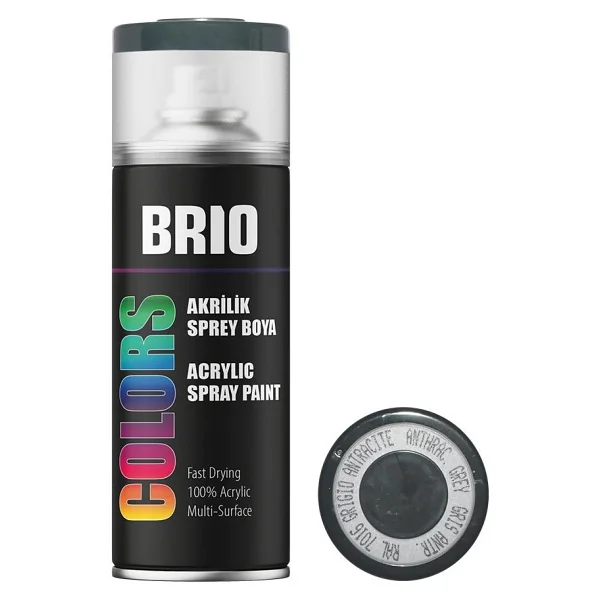 Brio B3000 Akrilik Ateş Kırmızı 400 ml Sprey Boya - Görsel 8