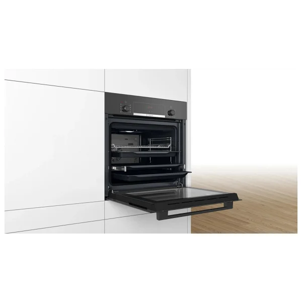Bosch HIF534EB0T Buhar Destekli Siyah Ankastre Fırın - Görsel 4