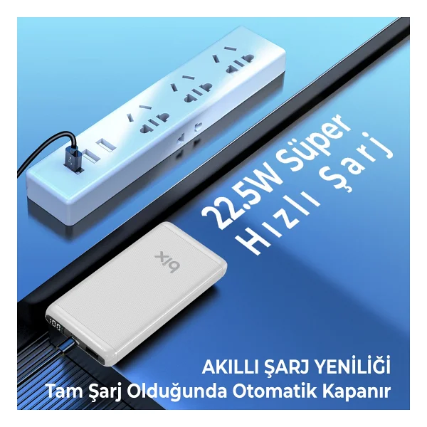 Bix BXPB107 10000 mAh Hızlı Şarj Powerbank - Görsel 3
