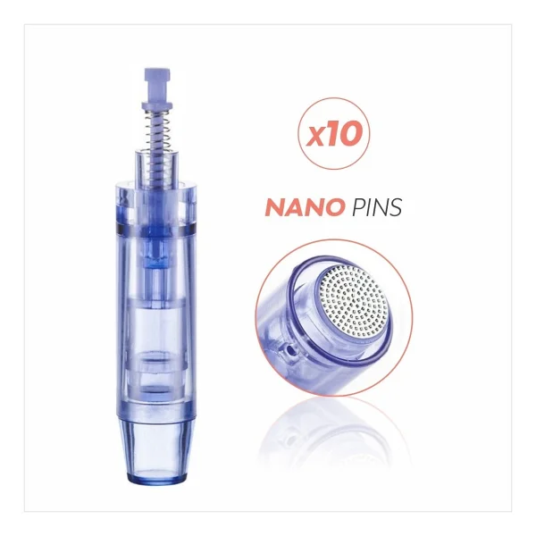 Ekai Dermapen Iğnesi Mavi Kapaklı Nano Kartuş-10 Adet - Görsel 4