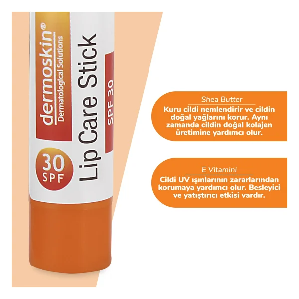 Dermoskin Lip Care Stick 30 Faktör 2'li Kofre Set - Görsel 3