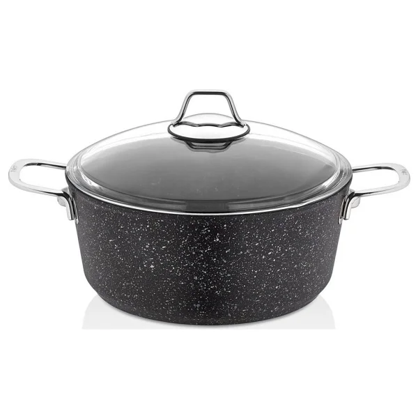 Falez Black Line 28 cm Derin Granit Tencere - Görsel 6