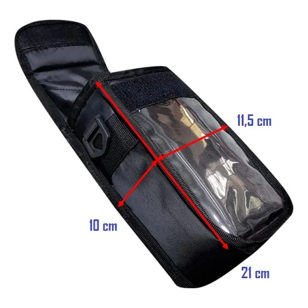Tex Pos Cihazı Çantası Su Geçirmez Ekstra Telefon Cepli - Görsel 6
