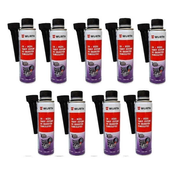 Würth 300 ml 9'lu Dizel Enjektör Temizleyici - Görsel 2