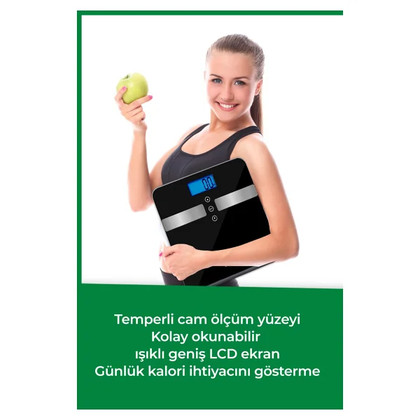 Medisana 48435 Cam Dijital Vücut Analiz Baskülü - Görsel 3