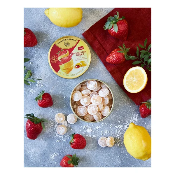 Cavendish & Harvey 3'lü Çilek Dolgulu Limon Aromalı Şeker 175 Gr - Görsel 2