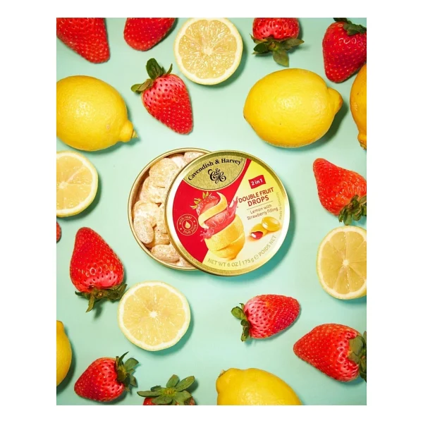Cavendish & Harvey 3'lü Çilek Dolgulu Limon Aromalı Şeker 175 Gr - Görsel 5