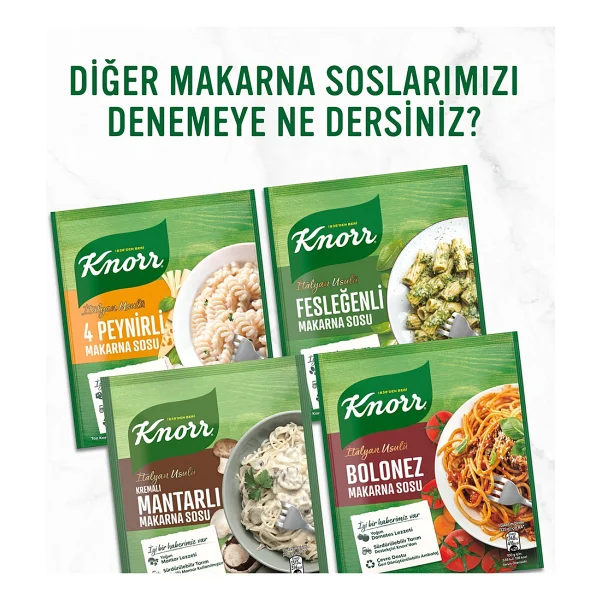 Knorr Makarna Sos Spagetti Bolonez 45G - Görsel 5