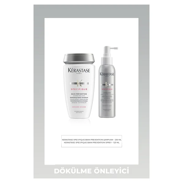Kerastase Specifique Bain Prevention Dökülme Önleyici Şampuan 250 ml + Sprey 125 ml 3474636391019 - Görsel 2
