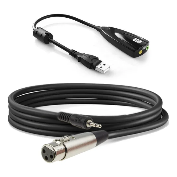 Lastvoice Cable-3EX Mikrofon Kablosu XLR + 3.5 mm Jack (BM800 Kablosu) - Görsel 5