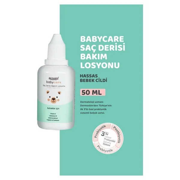 Dermoskin BabyCare Saç Bakım Losyonu 50 ml - Görsel 2