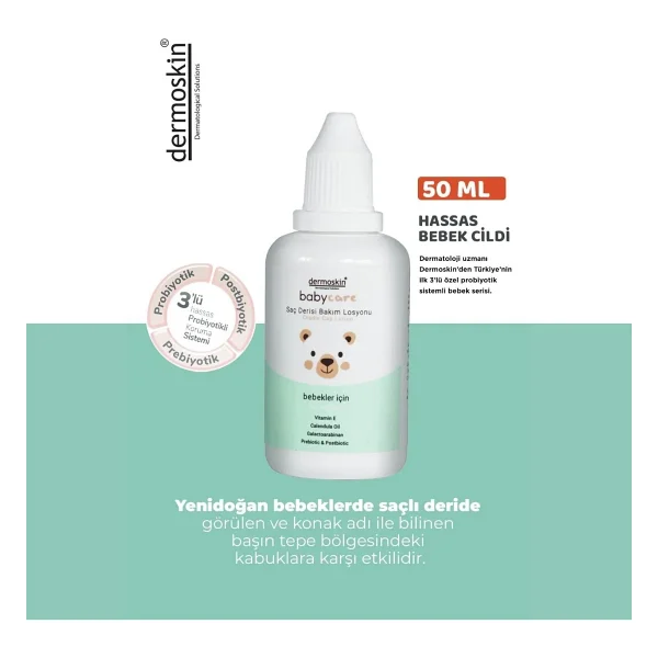 Dermoskin BabyCare Saç Bakım Losyonu 50 ml - Görsel 3