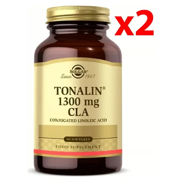 Solgar Tonalin 1300 mg CLA 60 Kapsül 2'li - Görsel 2