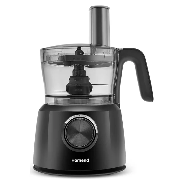 Homend El Tipi Blender 10 W Güçlü 1 L Kapasiteli Fonksiyonel Mutfak Robotu Siyah - Görsel 2