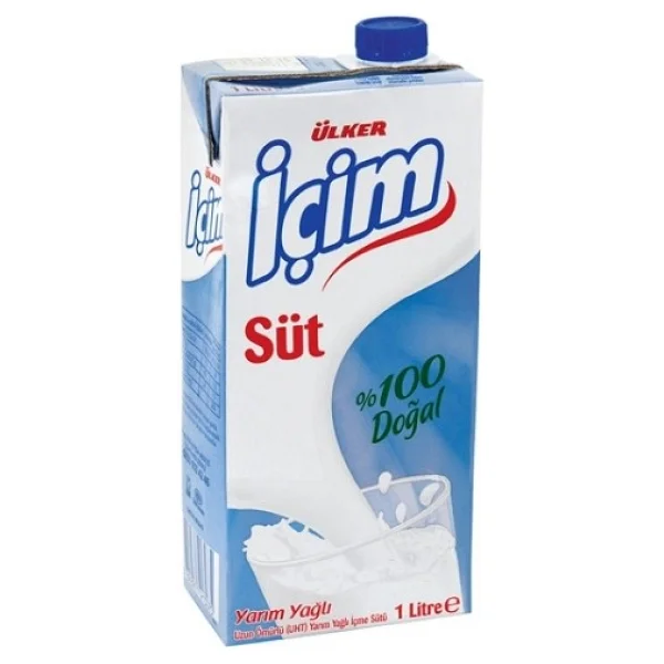 İçim 1 lt 12'li Paket Yarım Yağlı Süt - Görsel 2