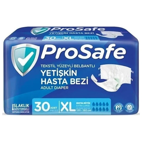 Prosafe Belbantlı Ekstra Büyük Boy XL 30'lu 2 Adet Hasta Bezi - Görsel 6
