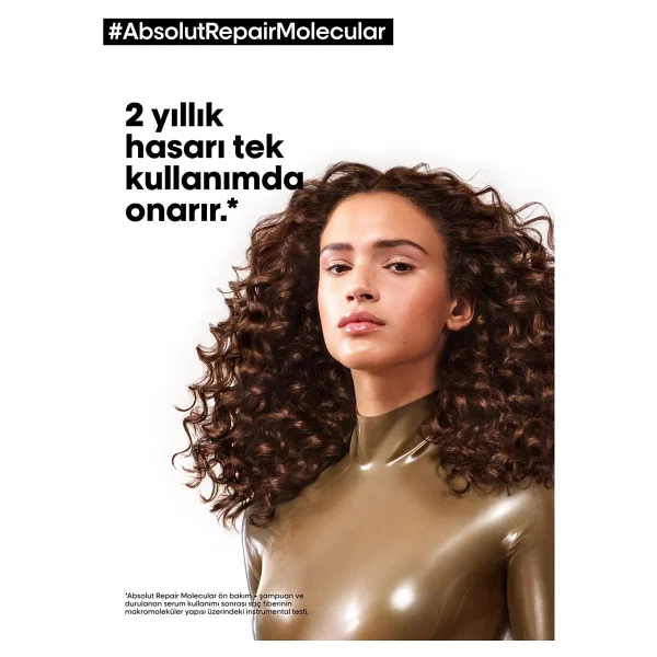 L'Oreal Paris Absolut Repair Molecular Onarıcı ve Güçlendirici Saç Serumu 190 ml - Görsel 3