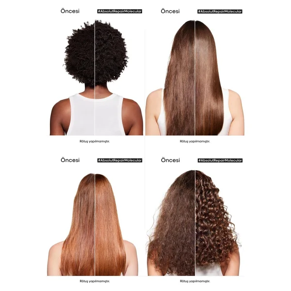 L'Oreal Paris Absolut Repair Molecular Onarıcı ve Güçlendirici Saç Serumu 190 ml - Görsel 4