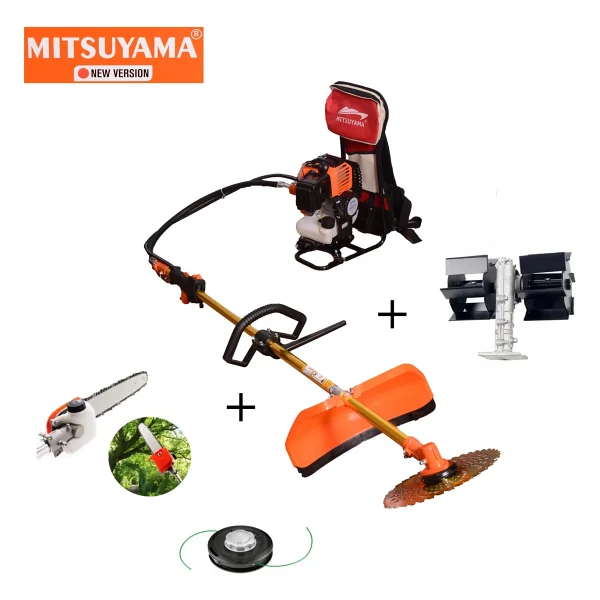 Mitsuyama Sırt Tırpan + Dal Testere + Paletli Çapa Makinesi 4.2kw 5.7hp - Görsel 5