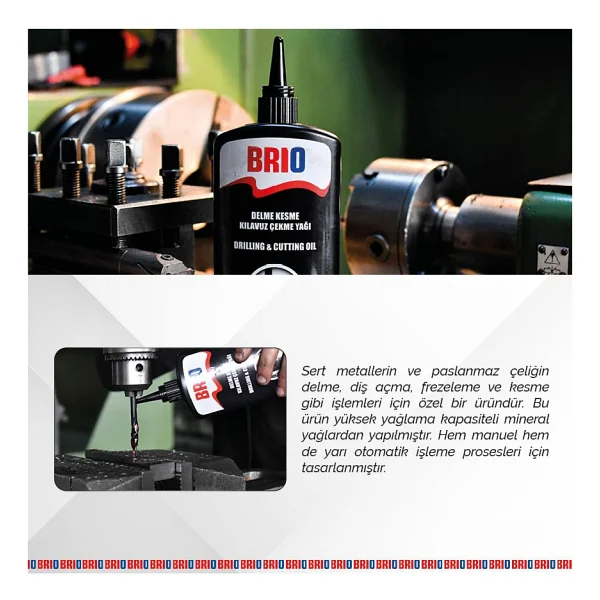 Brio Delme Kesme Kılavuz Çekme Yağı 460ML - Görsel 3