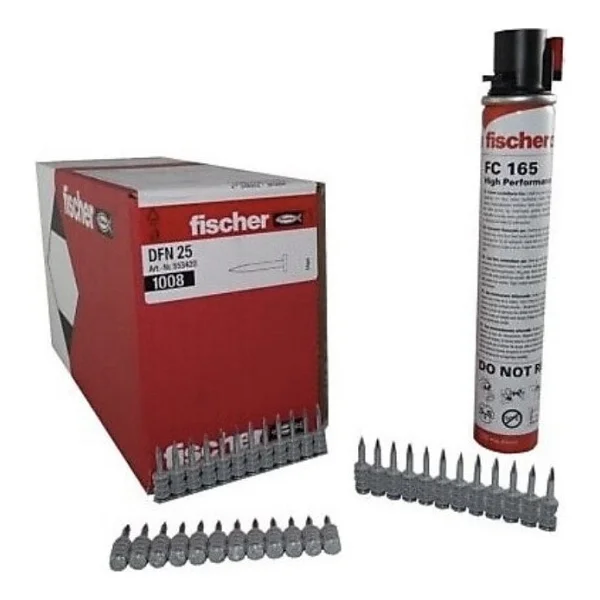 Fischer Dfn 25 Np 1008 Adet Çivi + Fc 165 Gaz Tüpü - Görsel 2