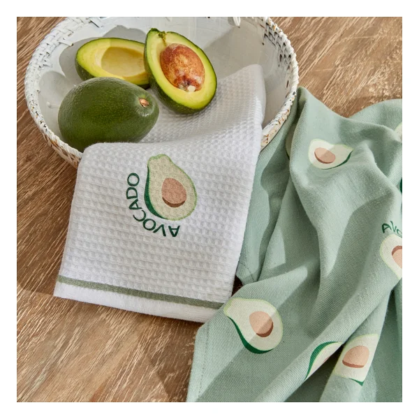 Karaca Home Avocado Pamuk 2 Parça Mutfak Havlusu Green - 40 x 60 cm - Yeşil - Görsel 3