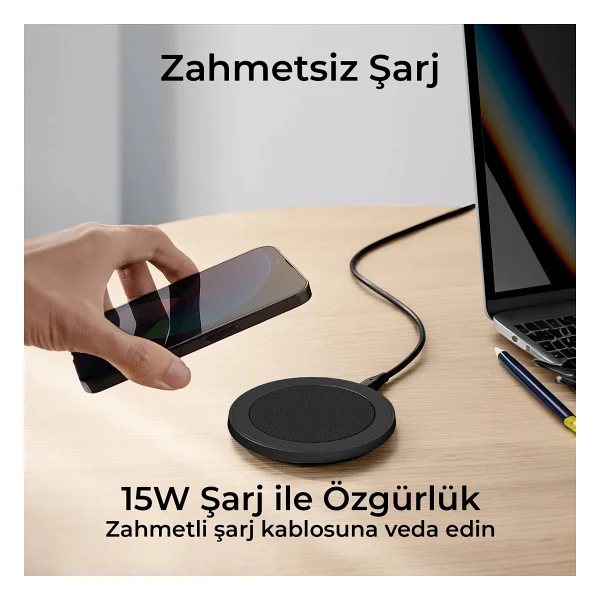 Bix BXMG15 15 W MagSafe Hızlı Şarj Aleti - Görsel 3