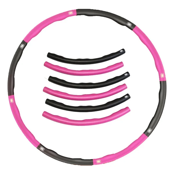 Ciwaa-2294 Ağırlıklı Çember 1,5 kg - Pembe - Gri - Görsel 5