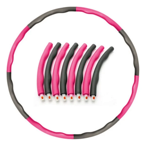 Ciwaa-2294 Ağırlıklı Çember 1,5 kg - Pembe - Gri - Görsel 4