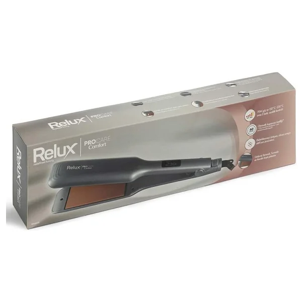 Relux RS6625 ProCare Comfort İyonik Geniş Plakalı Keratin Korumalı Saç Düzleştirici - Görsel 6