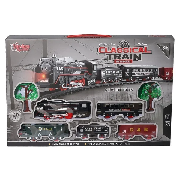 Vardem Klasik Model Tren Seti 26 Parça JHX6687 - Görsel 3