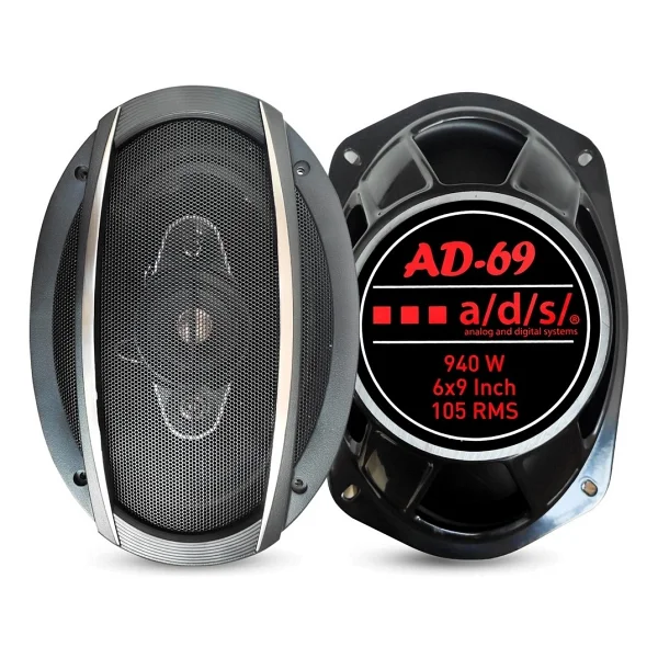 Ads Ad-69 Oto Hoparlör Oval 6X9 İnç 940 Watt (150 Rms) Tweeterli 2 Adet - Görsel 2