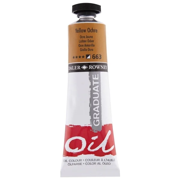 Daler-Rowney Graduate 38 ml Yağlı Boya N:663 Yellow Ochre - Görsel 3