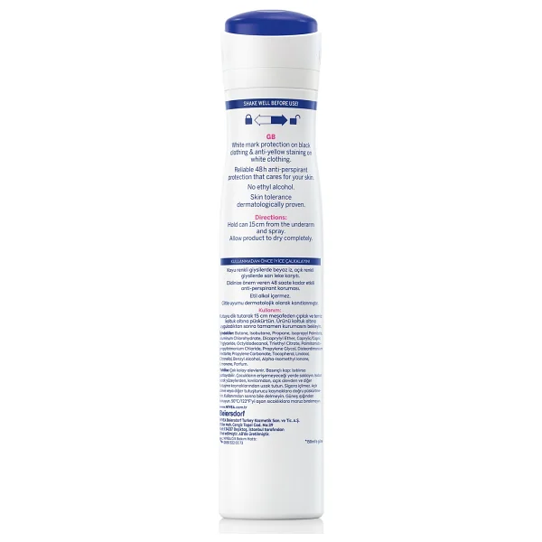 Nivea Invisible For Black & White Clear 200 ml Kadın Deodorant - Görsel 2