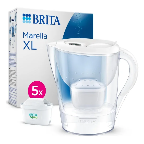 Brita Marella XL Beyaz 3.5 lt 5 Filtreli Su Arıtma Sürahisi - Görsel 8