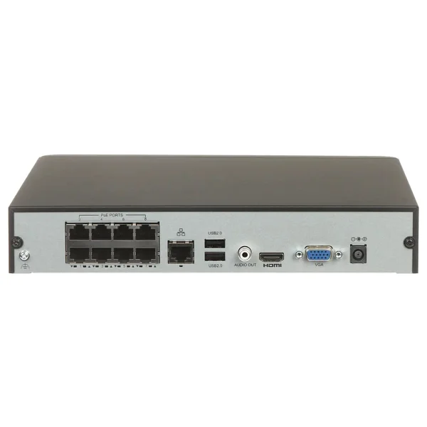 Uniview NVR301-08S3-P8 4K PoE 8 Kanal NVR Kayıt Cihazı - Görsel 2