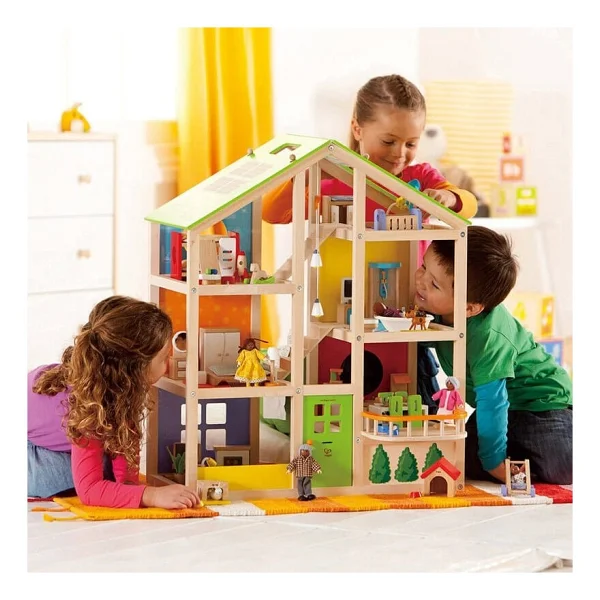 Hape 4 Mevsim Mobilyalı Oyuncak Ev - Görsel 5