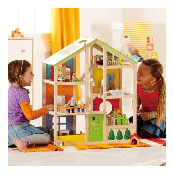 Hape 4 Mevsim Mobilyalı Oyuncak Ev - Görsel 6