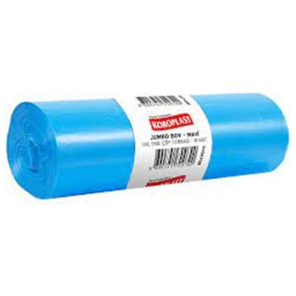 Koroplast Eko Endüstriyel Jumbo Boy Mavi Çöp Poşeti 10'lu - Görsel 6