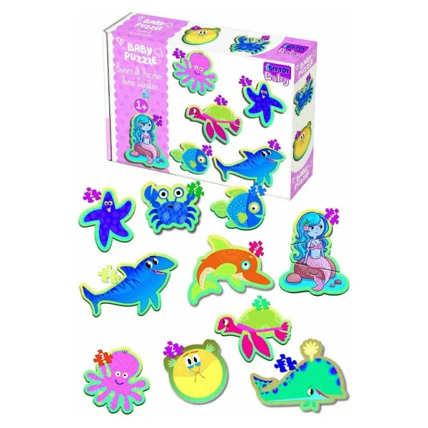 DIYTOY Bebeğimin Ilk Hayvanlar Puzzle 4'lü Seti - Görsel 4