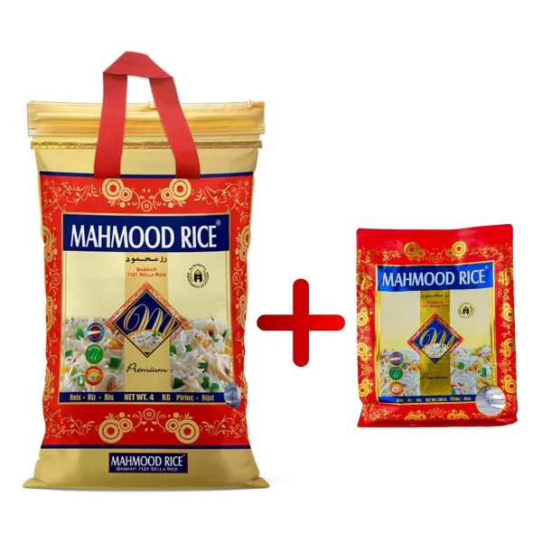 Mahmood Rıce Basmati 1121 Pirinç 4 kg ve Basmati 1121 Pirinç 900 gr - Görsel 2
