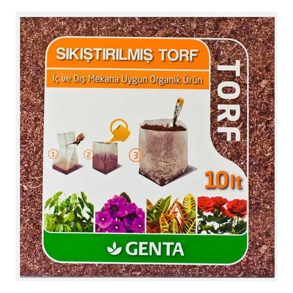 Genta Sıkıştırılmış Torf Cocopeat 10 lt - Görsel 2