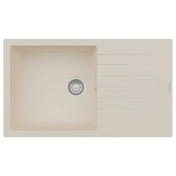 RealStone P014 Loadikya 86 XL Krem Tezgah Üstü Eviye - Görsel 2