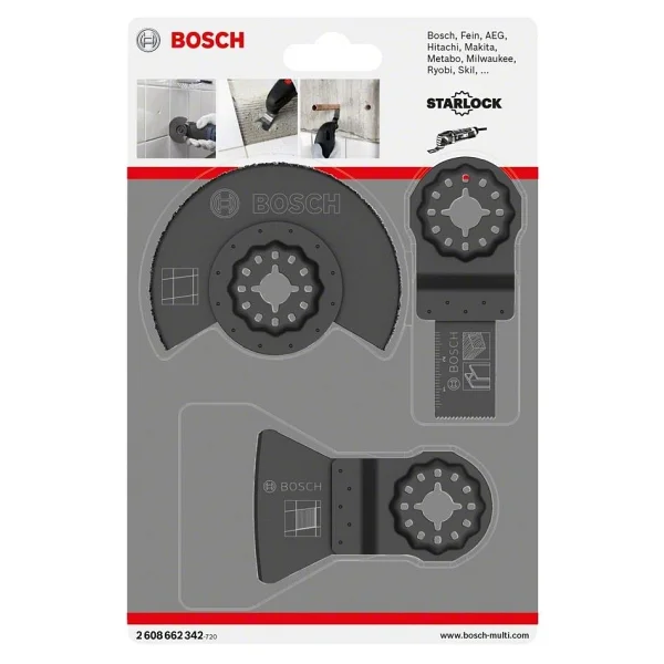 Bosch Starlock Testere 3'lü Temel Seramik Seti 2608662342 - Görsel 2