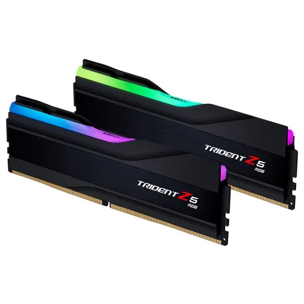 Gskıll Trident Z5 Rgb Siyah Ddr5-7600Mhz Cl38 48Gb (2X24gb) Dual (38-48-48-121) 1,35V - Görsel 2