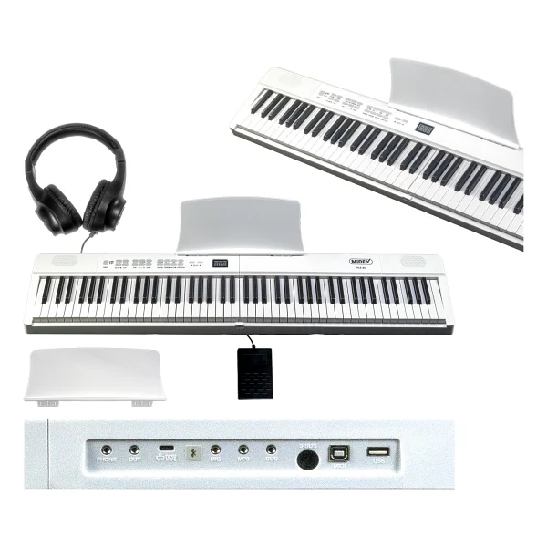 Midex PLX-80-ST Taşınabilir Katlanır Dijital Piyano - Görsel 9